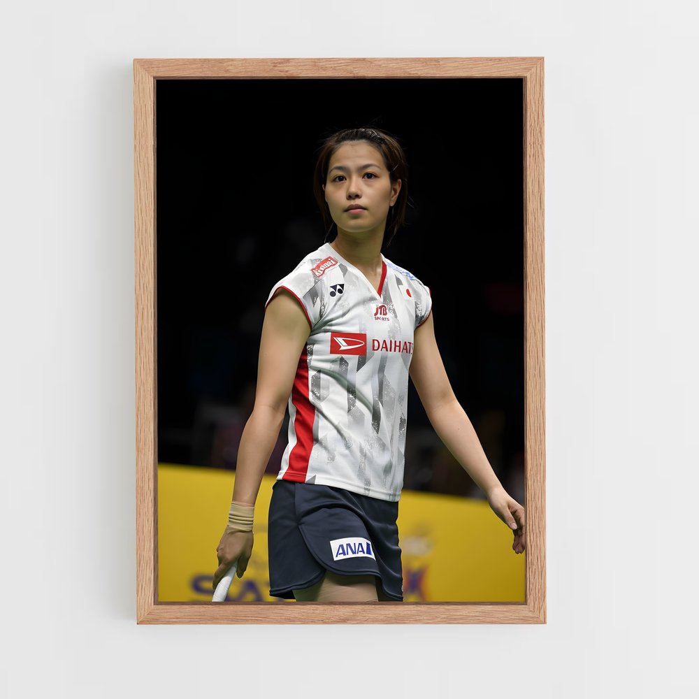 Poster Badminton en Blanc (vue 4)